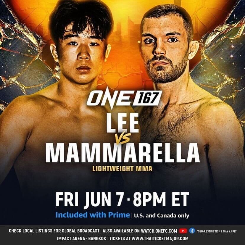 ONE 167 Adrian Lee vs. Antonio Mammarella